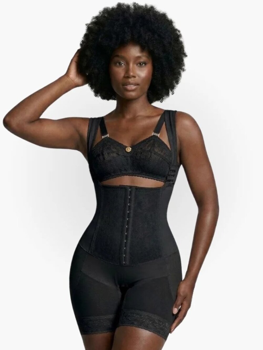 Ardyss Body Magic Shaper Compression Garment Black Size 34